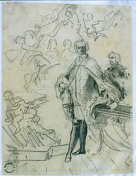 Skizze von Carlo Broschi 